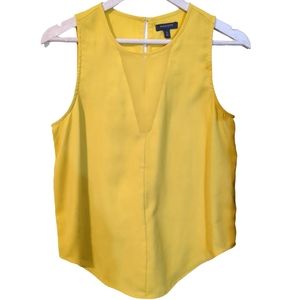 Flowy Yellow Sleeveless Top